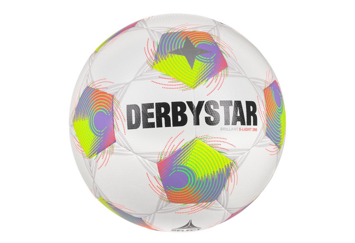 Derbystar Fußball FB Brillant S-Light (Trainingsball) weiss/grün/lila - 1 Ball Bild 3