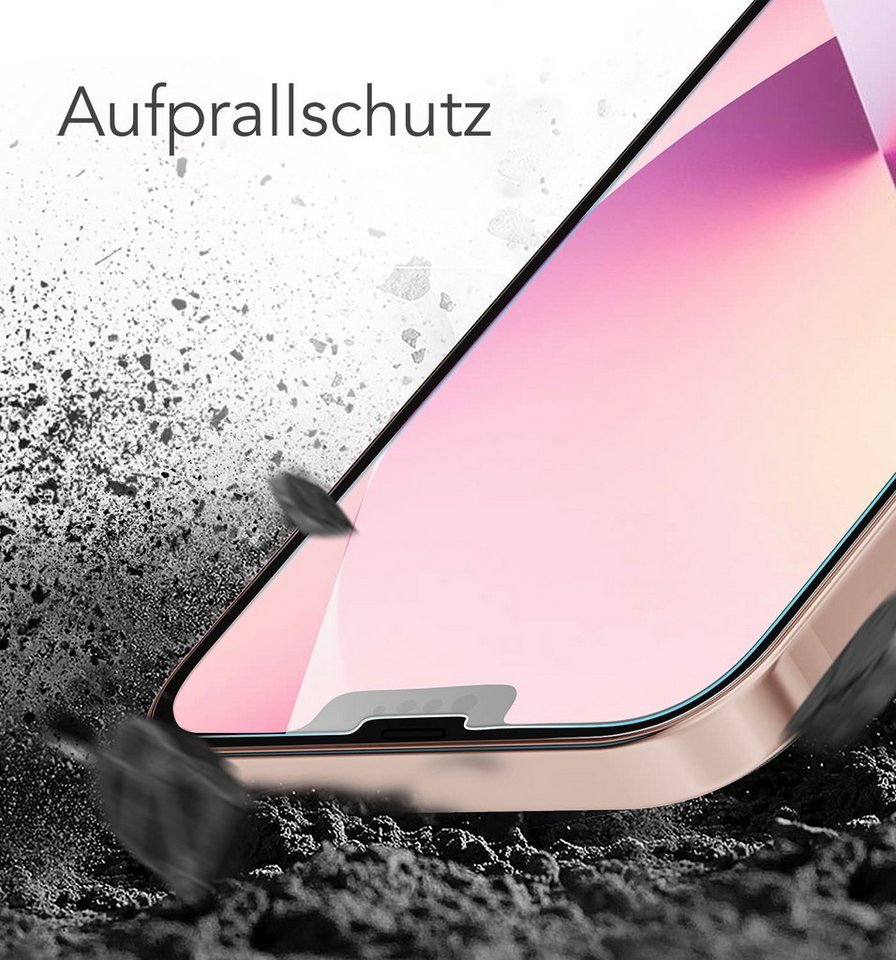 AVANA Schutzfolie iPhone 13 / Pro / mini / Pro Max Panzerglas Schutzglas 9H Panzerfolie, (2 Stück), Displayschutz, klar