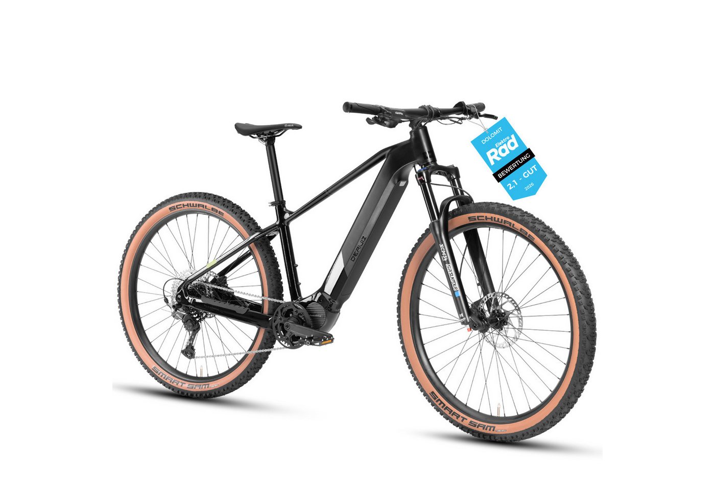 DERUIZ E-Bike Mountainbike Dolomit 29 Zoll, 110 Nm Mittelmotor, max. 180km, Drehmomentsensor, 11 Gang SHIMANO Shimano CUES ASLU6000T1R Schaltwerk, Kettenschaltung, Mittelmotor, 720 Wh, (Samsung-Akku, Trittfrequenz- und Drehmomentsensor für Damen und Herren) Bild 4