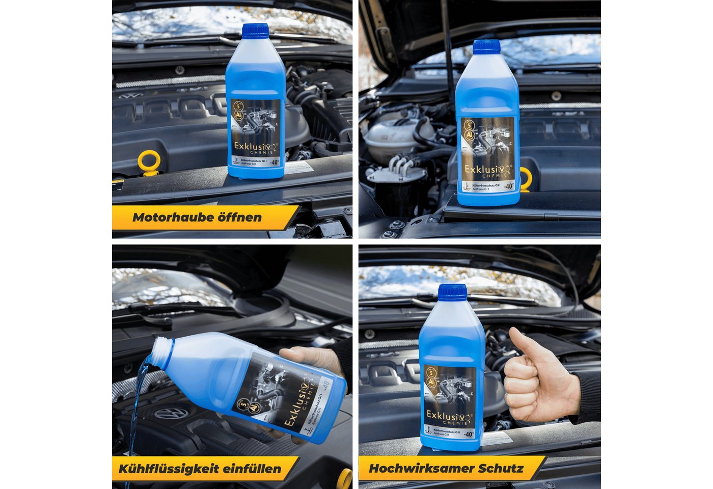 Exklusiv Chemie GmbH Kühlerfrostschutz G11 Kühlerfrostschutz 1 Liter, 1 l Bild 3