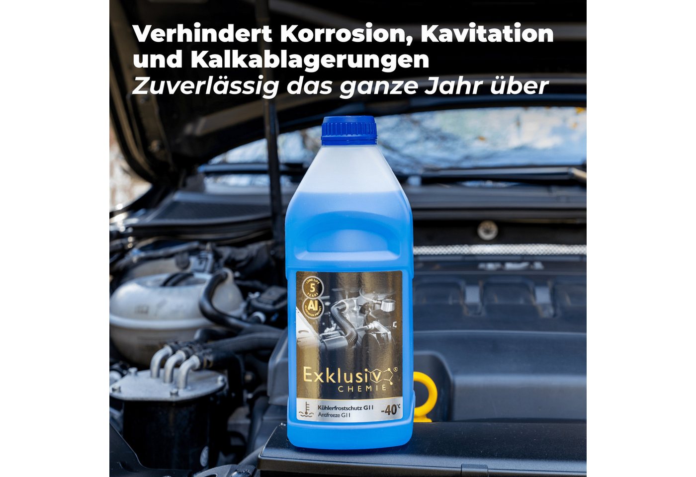 Exklusiv Chemie GmbH Kühlerfrostschutz G11 Kühlerfrostschutz 1 Liter, 1 l Bild 5