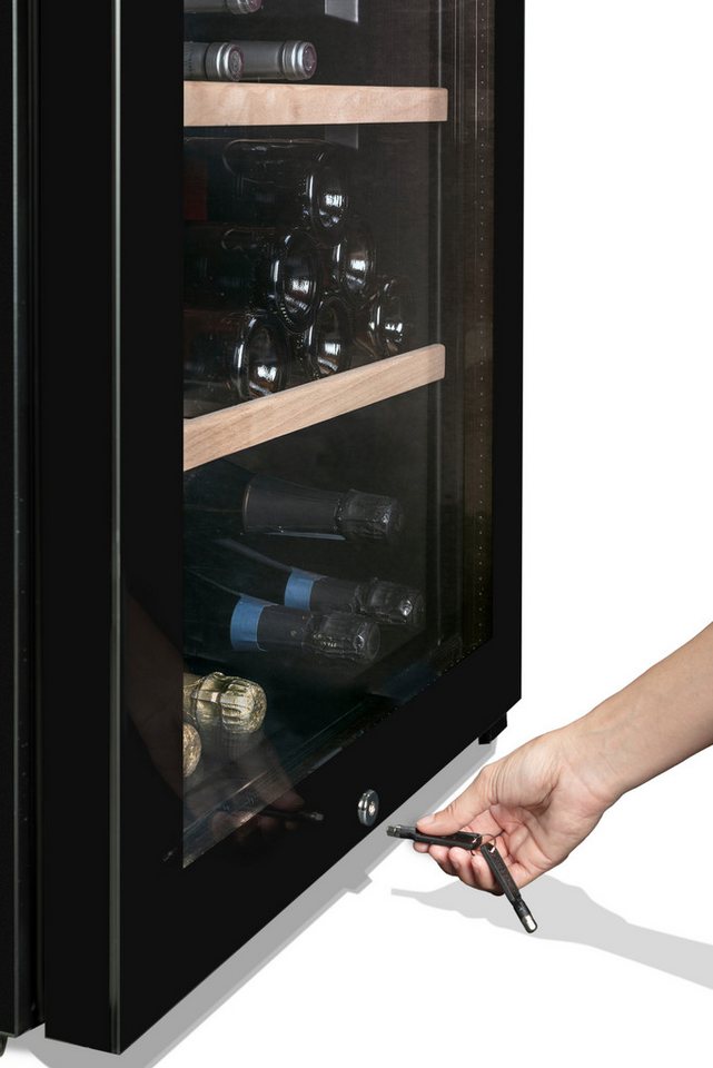 La Sommelière Weinkühlschrank CLASSIC185, für 185 Standardflaschen á 0,75l,Vinotag-App, UV-Schutztür