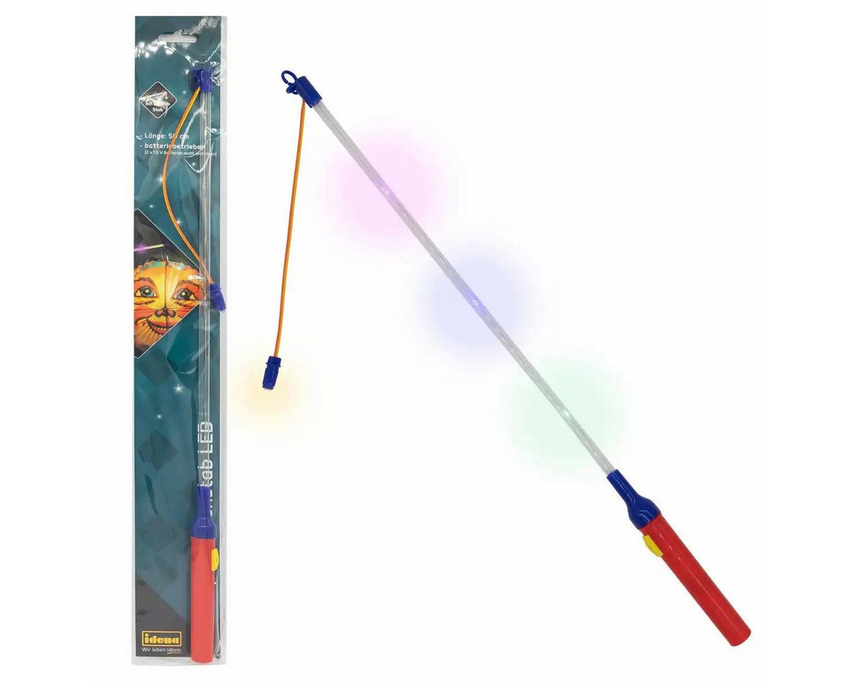 Idena Umzugslaterne LED Laternenstab 50cm - Magisches Licht für Sankt Martin & Laternenumz