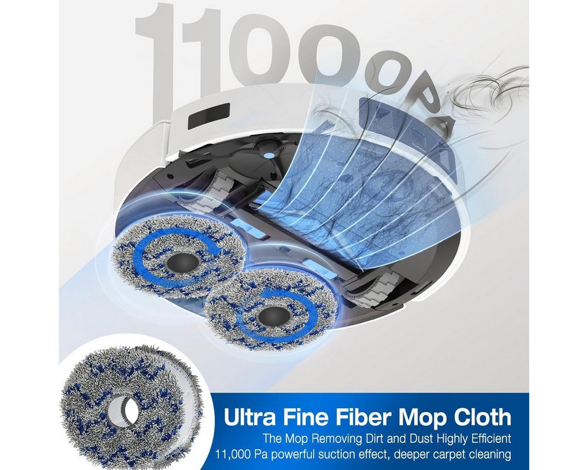 FELIXLEO Saugroboter Zubehör-Set Ersatzteile für ECOVACS DEEBOT T30 Omni/T30 PRO Omni – 17tlg Zubehör, (2-tlg)