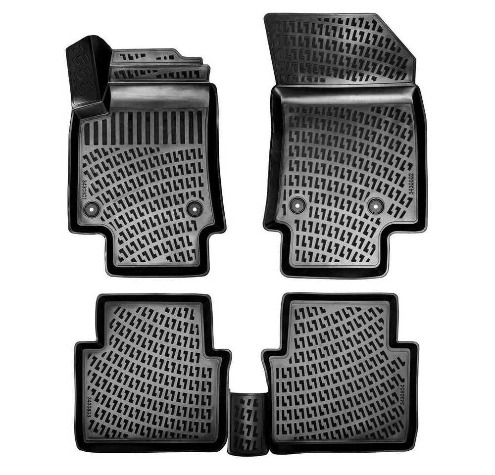 fussmattenprofi.com Auto-Fußmatte 3D Auto Fussmatten für Citroen C3 Aircross 2017-2026 (1 St), für Citroen Citroen C3 Aircross Bild 5