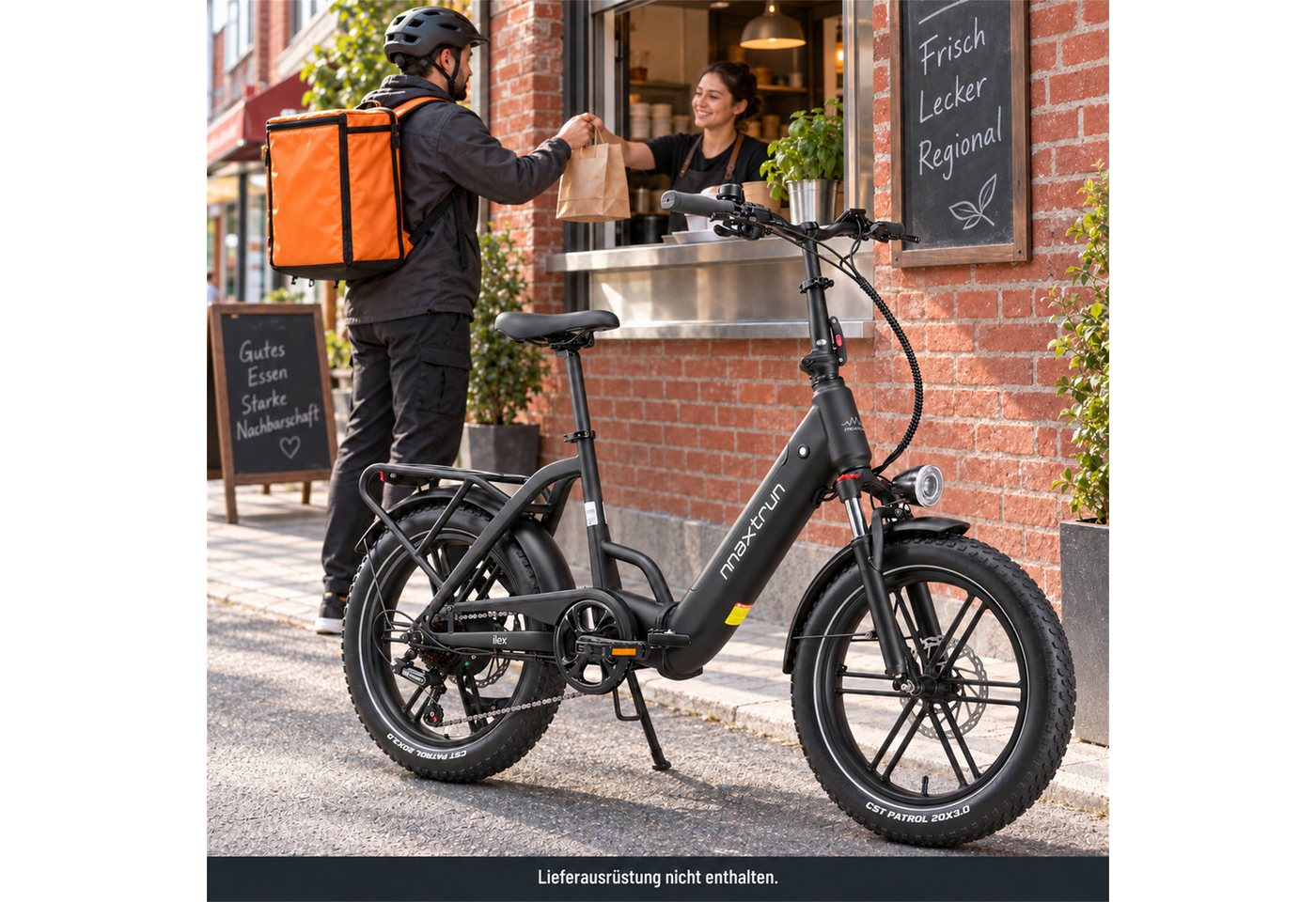 Vankel E-Bike Herren u. Damen E-Faltrad 20 Zoll 250W 691Wh 100km Fatbike Shimano, Kettenschaltung, Heckmotor, 691 Wh, Hydraulische Scheibenbremse Drehmomentsensor Federgabel 30,5 kg Bild 5