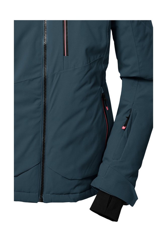 Killtec Skijacke KSW 36 WMN SKI JCKT Wasserdichte Damenjacke mit abnehmbarer Kapuze und Schneefang Bild 5