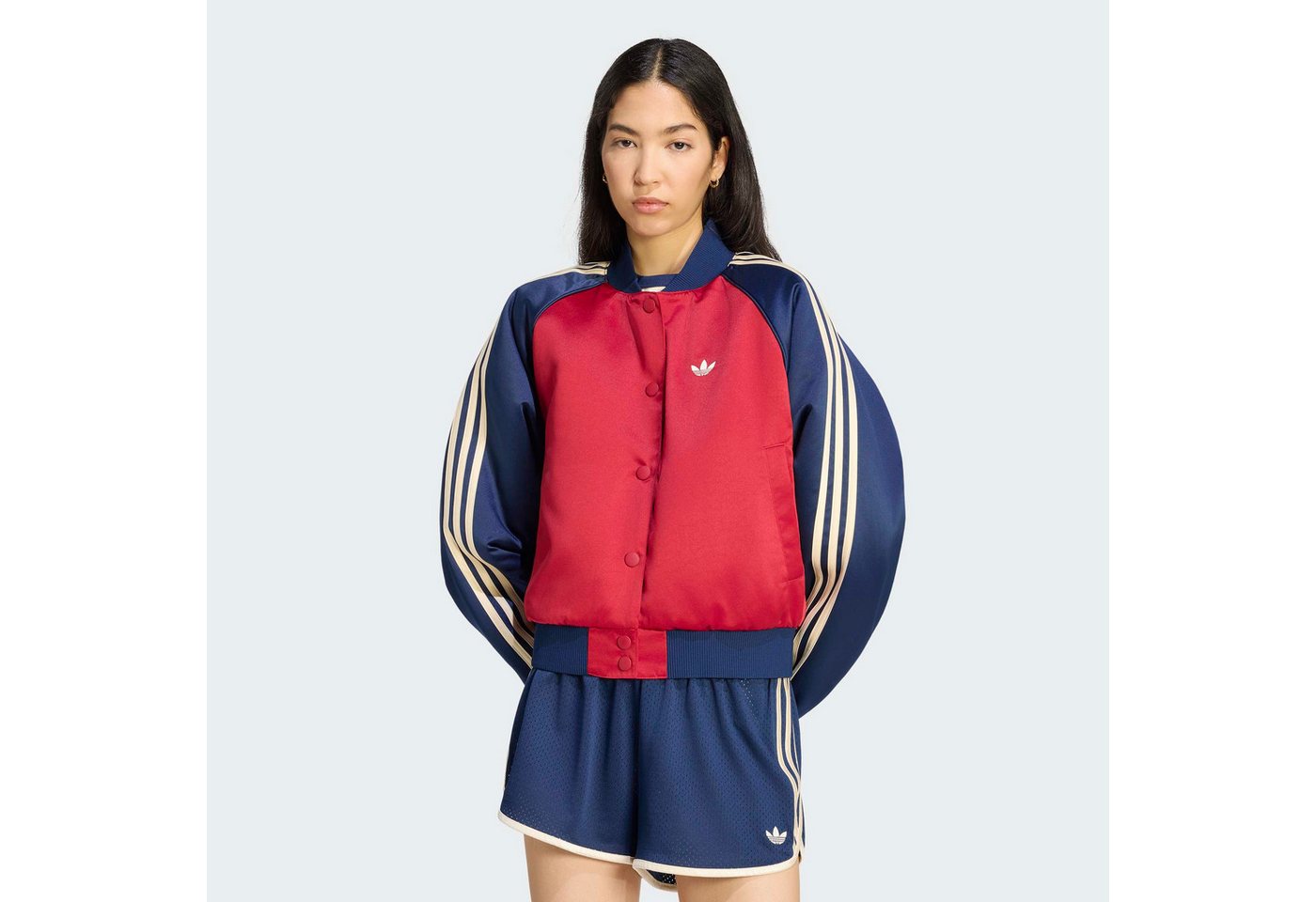 adidas Originals Outdoorjacke SATIN SST für Erwachsene, mit Gummizug als Verschluss