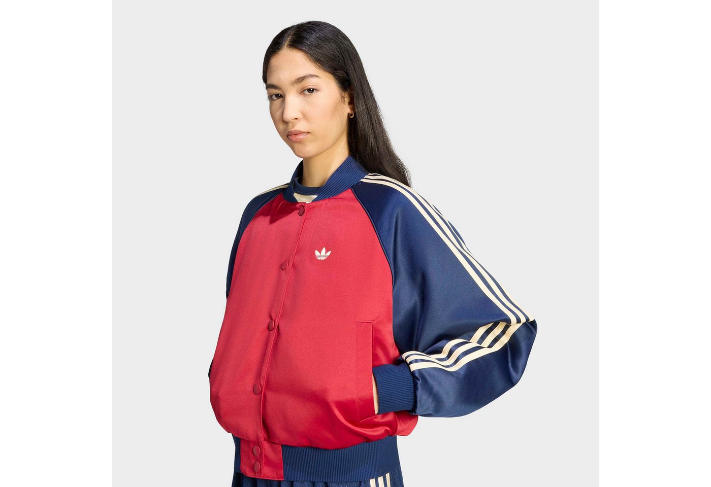 adidas Originals Outdoorjacke SATIN SST für Erwachsene, mit Gummizug als Verschluss Bild 3