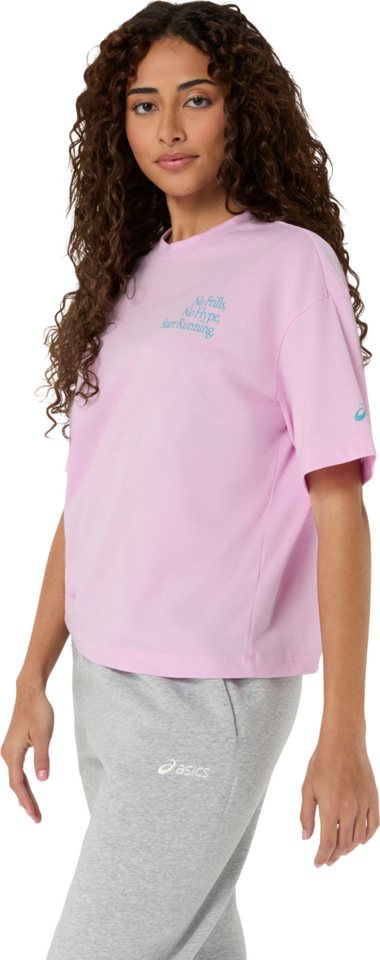 Asics Laufshirt RUNNER MESSAGE GRAPHIC RELAXED TEE mit Start Running auf Vorder- und Rückseite Bild 5