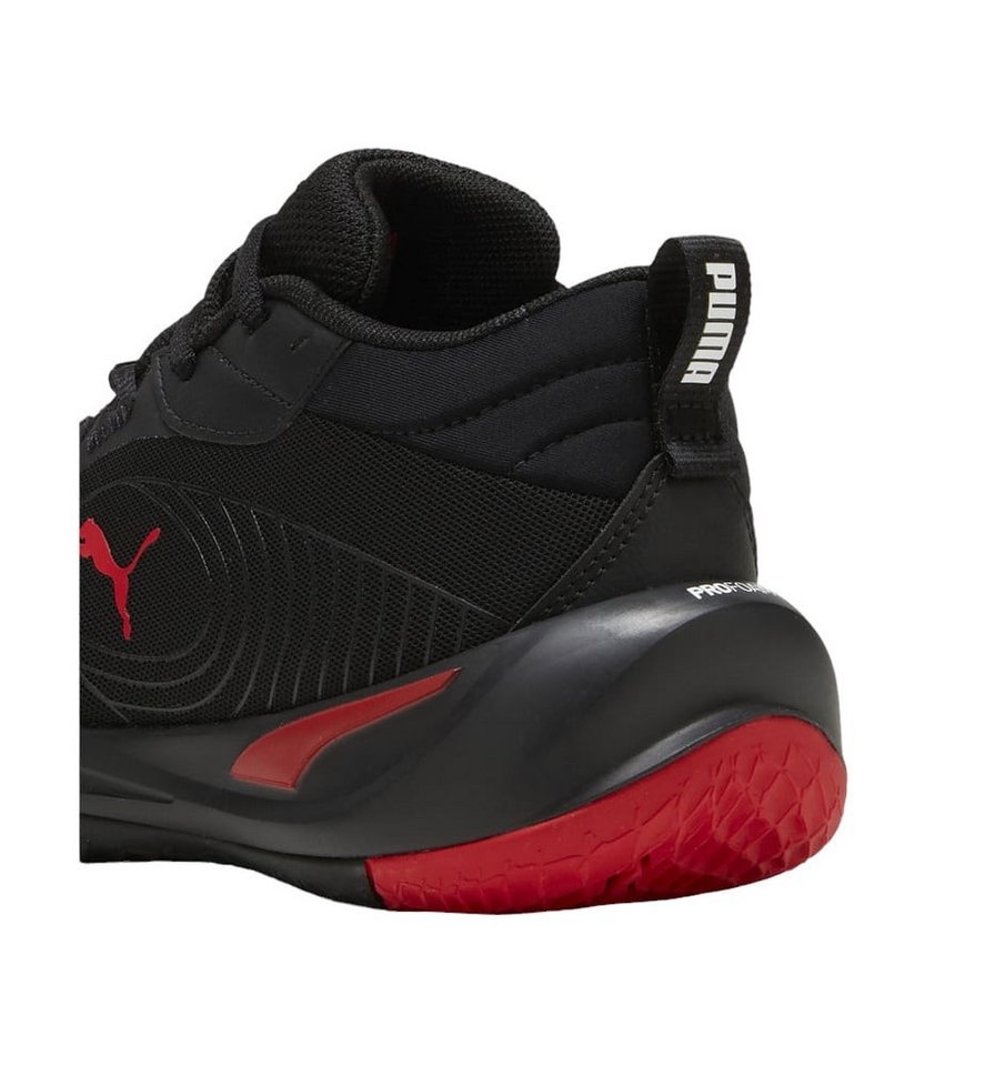 PUMA Hallen-Indoorschuhe Playmaker Pro schwarz/rot Kinder Badmintonschuh