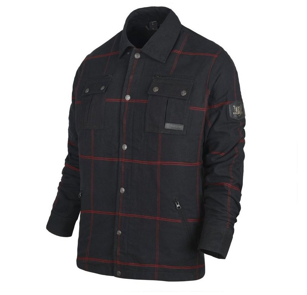 Bores Motorradjacke Lumberjack Premium Plus Bortexx Herren Motorradhemd Schutzlevel B Bild 2
