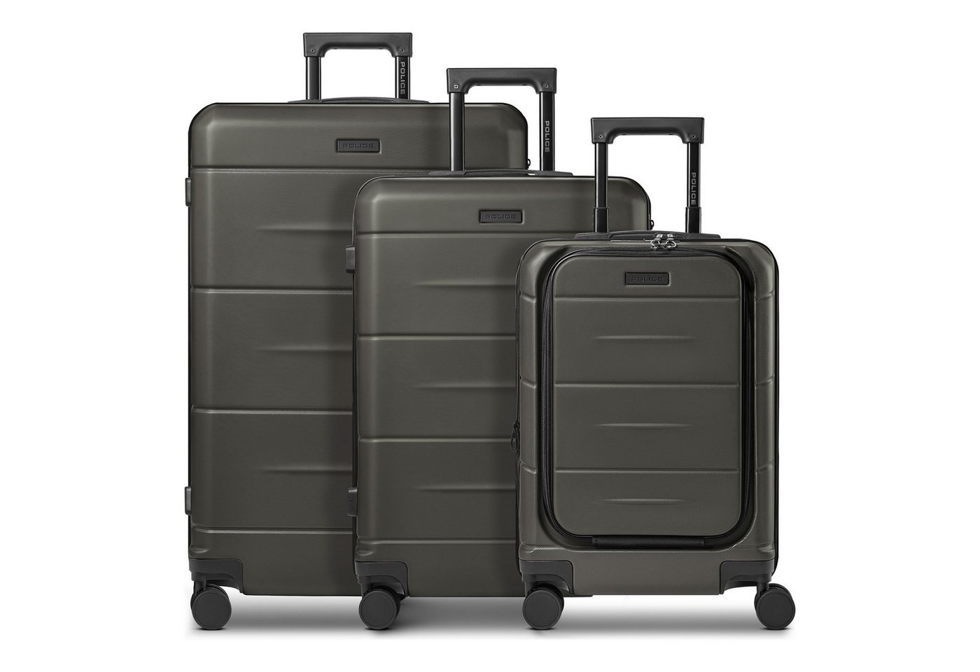 Police Trolleyset London, 4 Rollen, (3-teilig, 3 tlg), ABS Bild 2