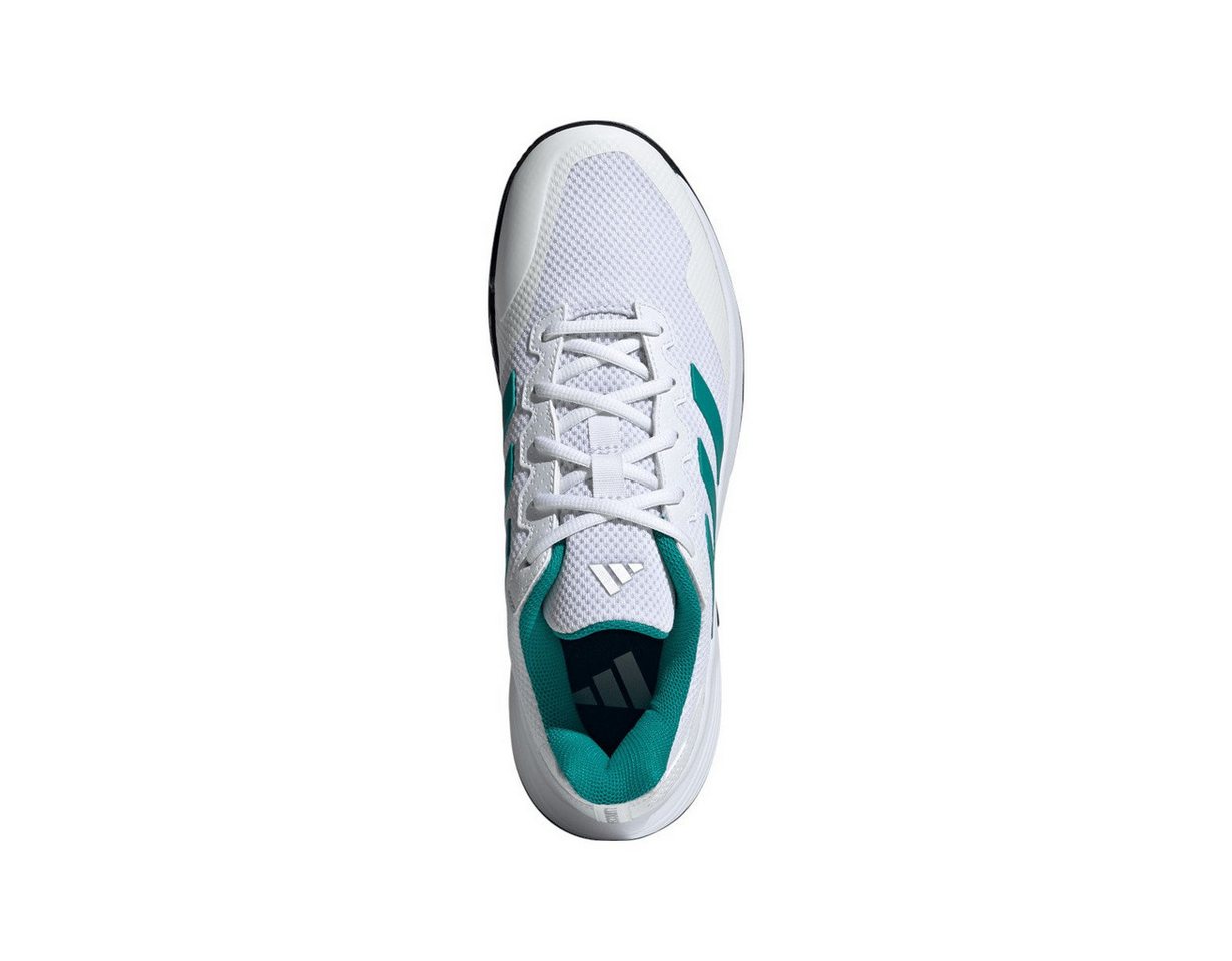 adidas Performance GameCourt 2 Allcourt weiss/tealgrün/schwarz Herren Tennisschuh Bild 3