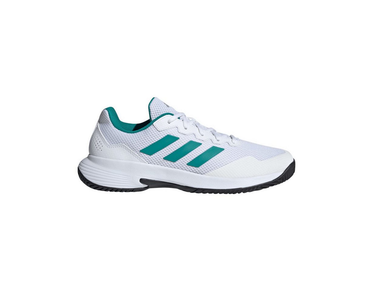 adidas Performance GameCourt 2 Allcourt weiss/tealgrün/schwarz Herren Tennisschuh Bild 4