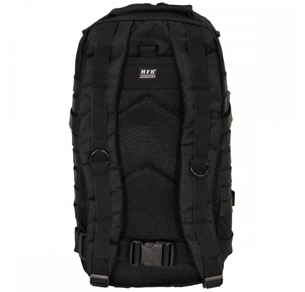 MFH Wanderrucksack US Rucksack, Assault I, Basic, schwarz (Packung)