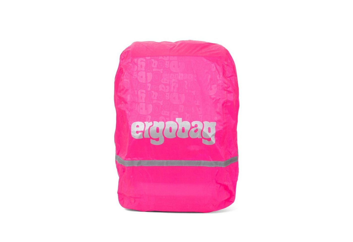 ergobag Schulranzen Regencape Pink/Silber (1 Stück), reflektiert, für alle Ergobag Schulranzen