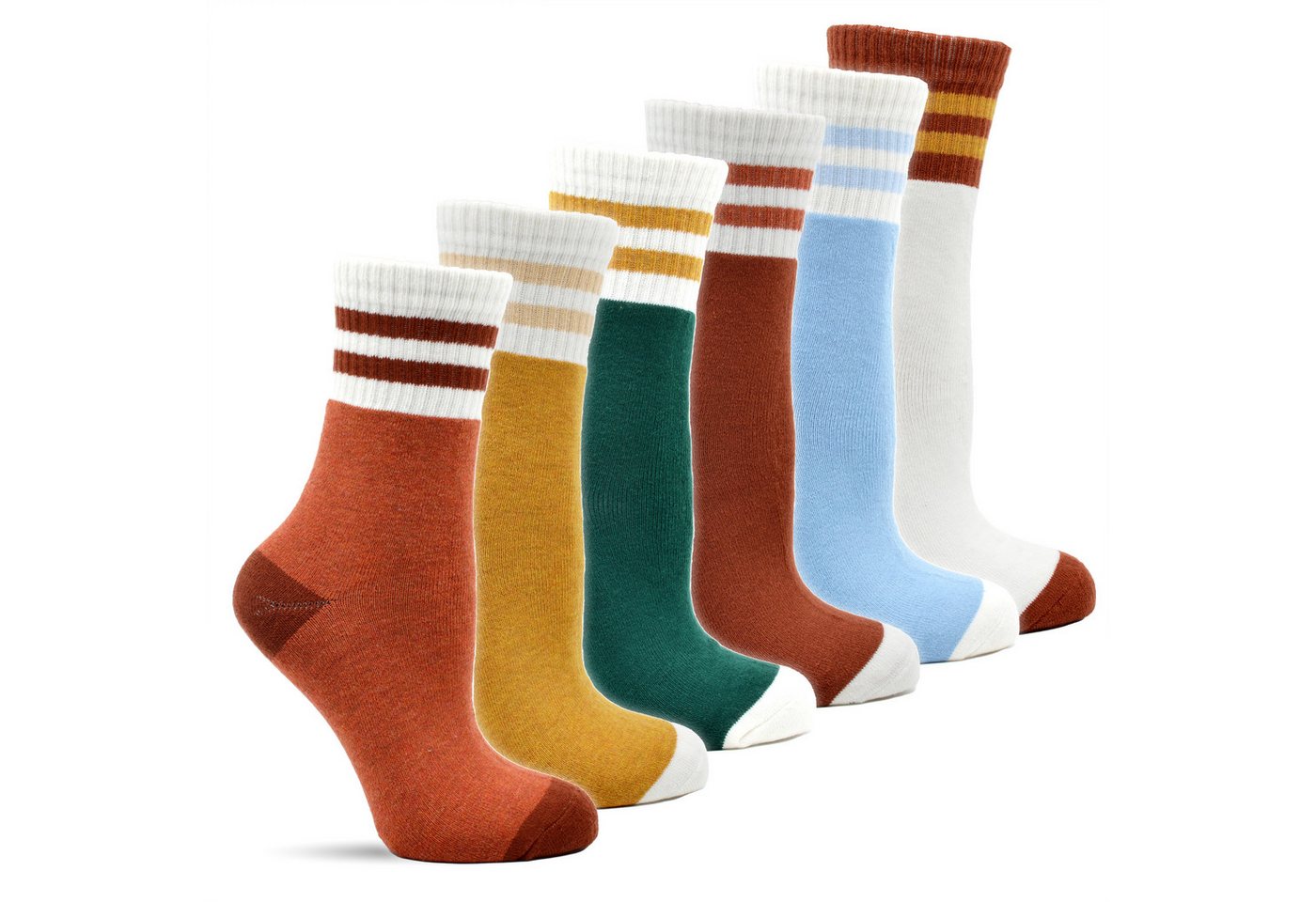 Frostfighter Thermosocken bunte Wintersocken für Damen (6-Paar) Vollfrottee Innenfutter, warme dicke bunte Socken Bild 4