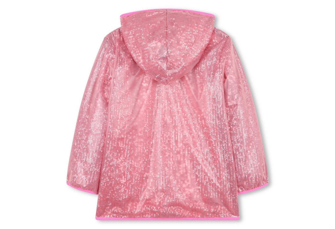 Billieblush Regenmantel BILLIEBLUSH Regenmantel Rosa/Pink Transparent mit Pailletten Bild 2