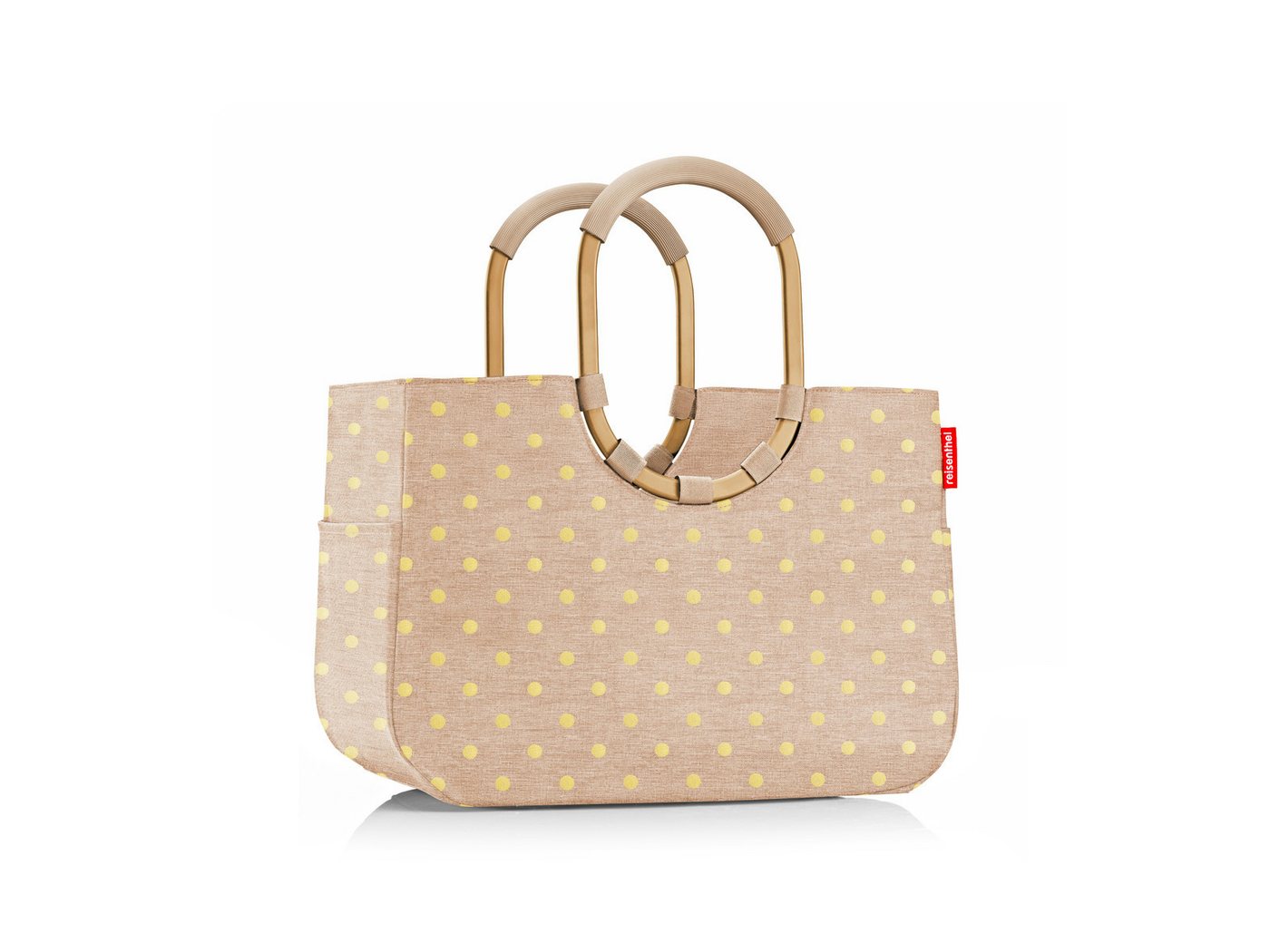 REISENTHEL® Einkaufskorb loopshopper L frame metallic dots coffee Bild 2