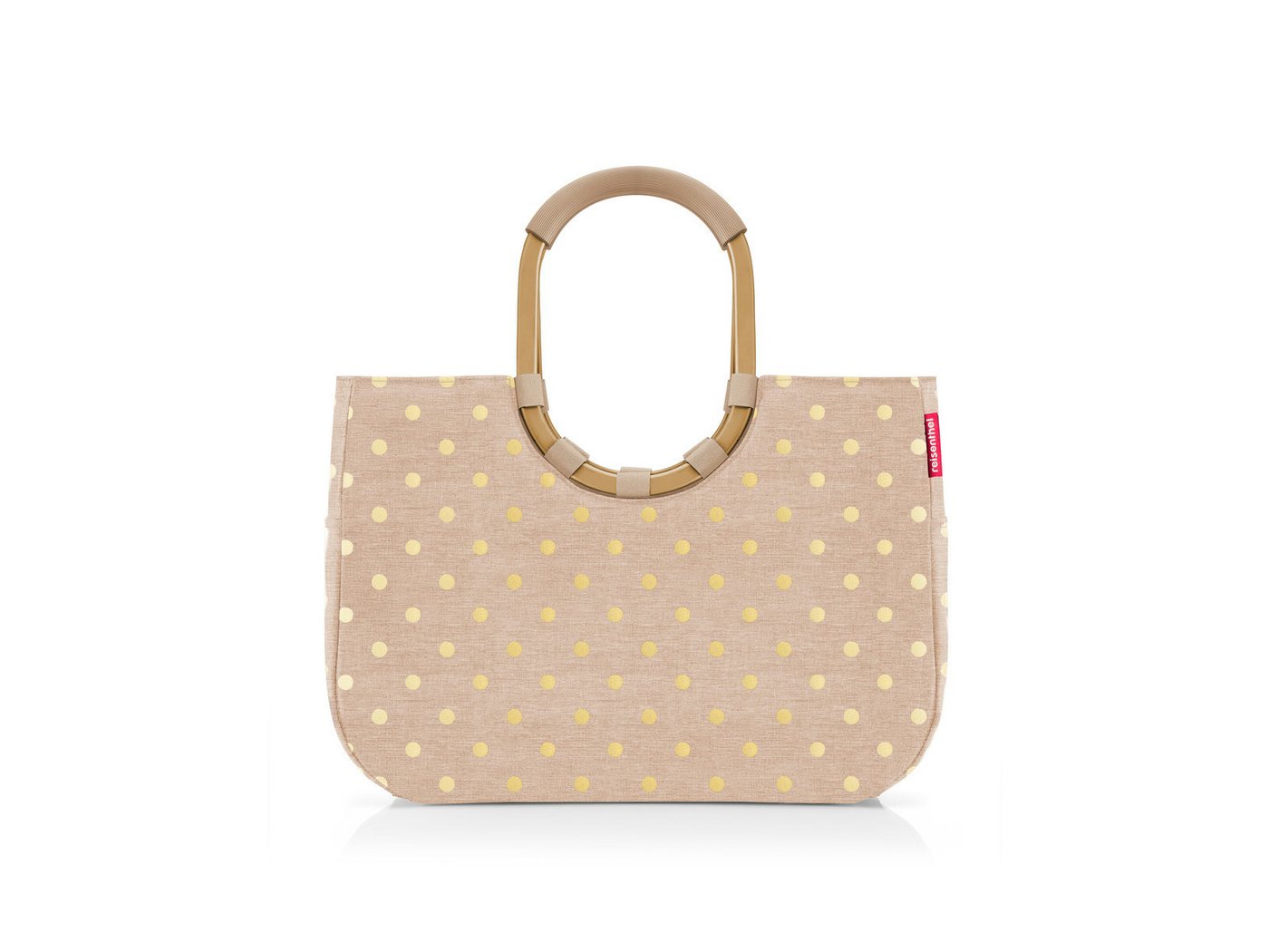 REISENTHEL® Einkaufskorb loopshopper L frame metallic dots coffee Bild 5