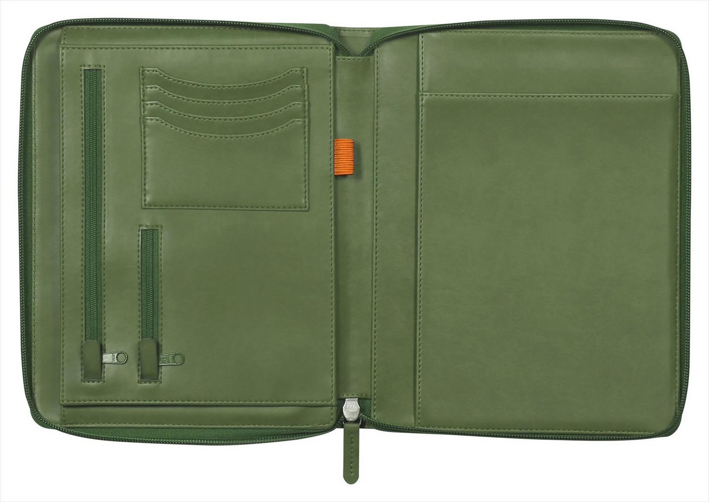EXACOMPTA Aktentasche Konferenzmappe kleines Modell 19,5x25,5 cm Block A5 Salbeigrün 168102C, Rhodia, Blöcke, Hefte und Notizbücher