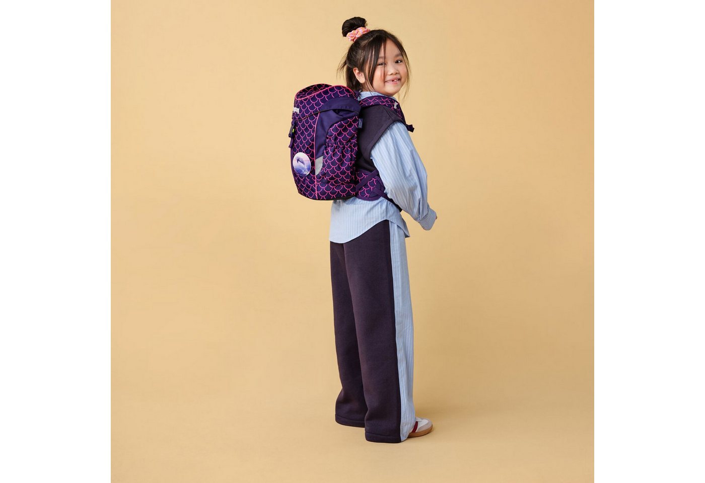 ergobag Schulranzen Kinderrucksack PerlentauchBär (1 Stück), ergonomisch, Kita, ab 3 Jahren Bild 3