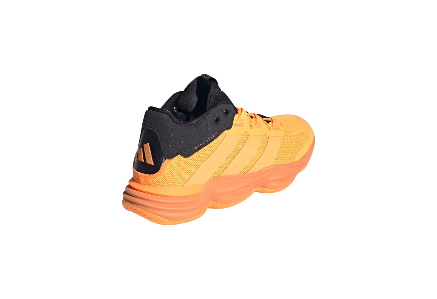 adidas Performance Hallen-Indoorschuhe Courtstabil (Basketball) orange/schwarz Herren Badmintonschuh Bild 4