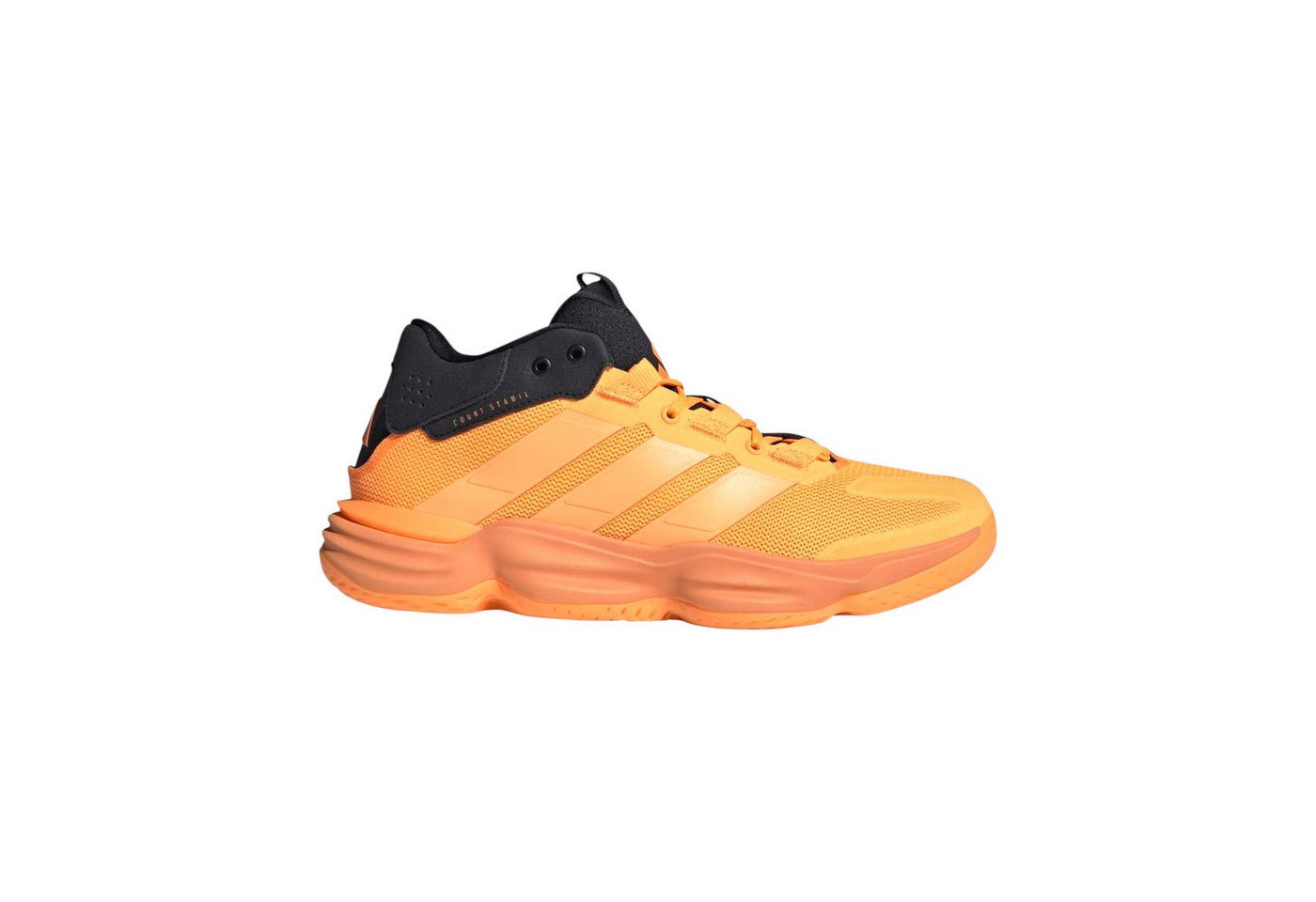 adidas Performance Hallen-Indoorschuhe Courtstabil (Basketball) orange/schwarz Herren Badmintonschuh Bild 5