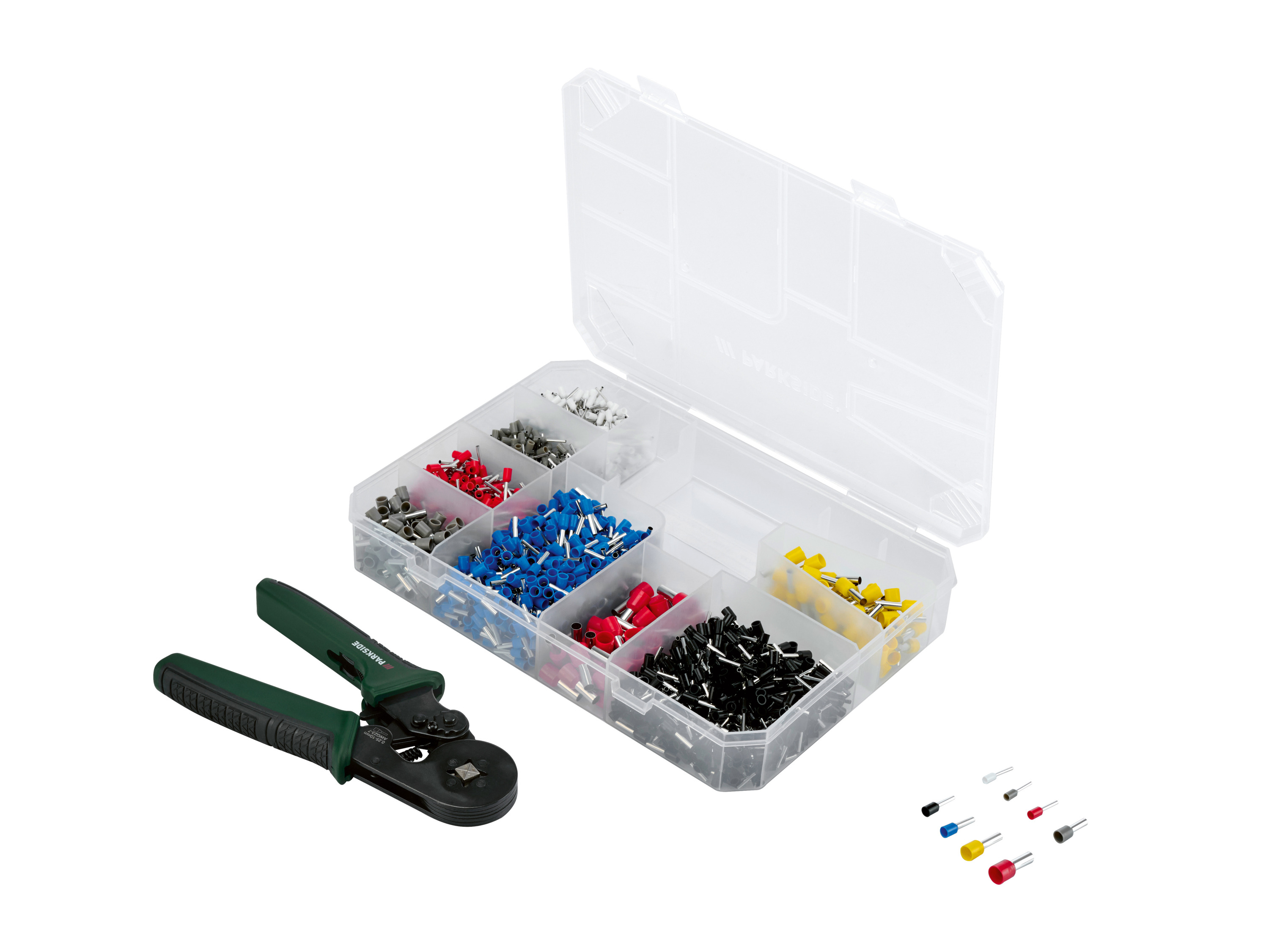 PARKSIDE® Crimpzangen-Set »PCZA 1801 B1«, 1801-teilig