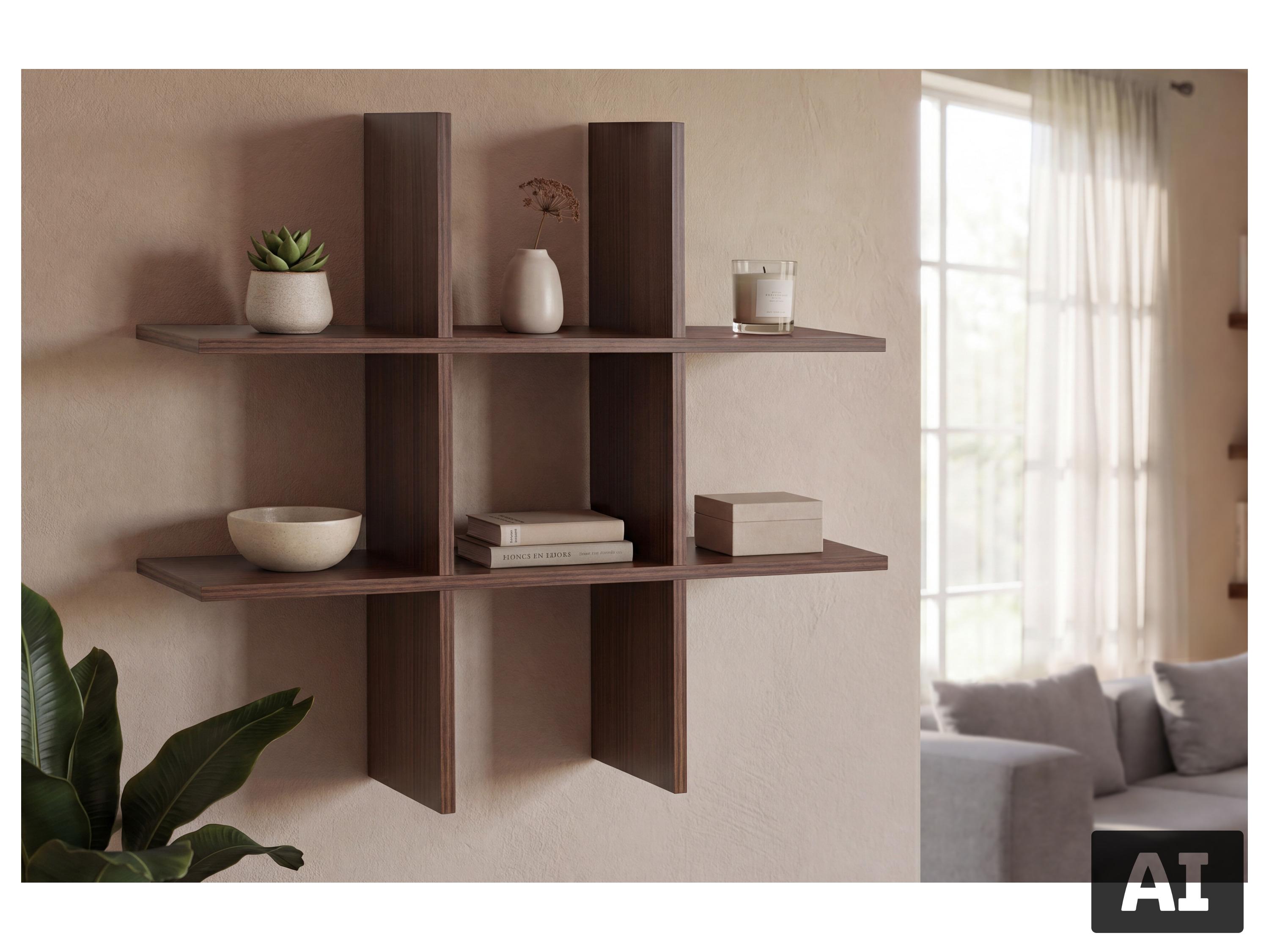 LIVARNO® Wandregal, Holz Dekor Eiche Bild 4