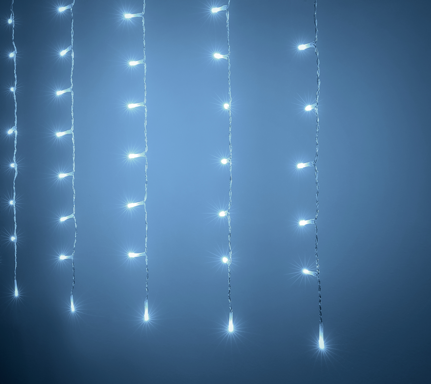 LIVARNO® LED-Lichtervorhang / LED-Lichternetz (Lichtervorhang - kaltweiss)