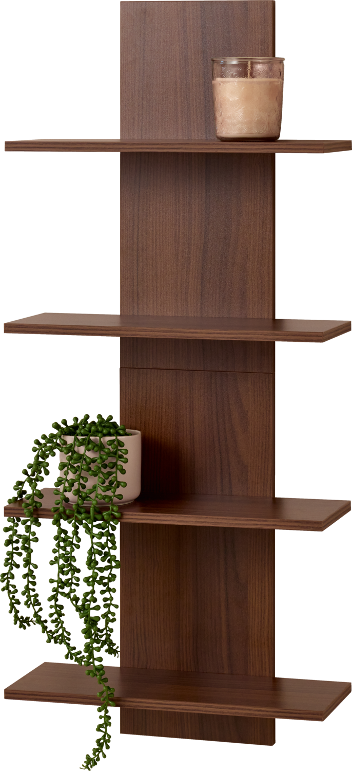 LIVARNO® Wandregal, Holz Dekor Eiche (Wandregal 4 Böden) Bild 2