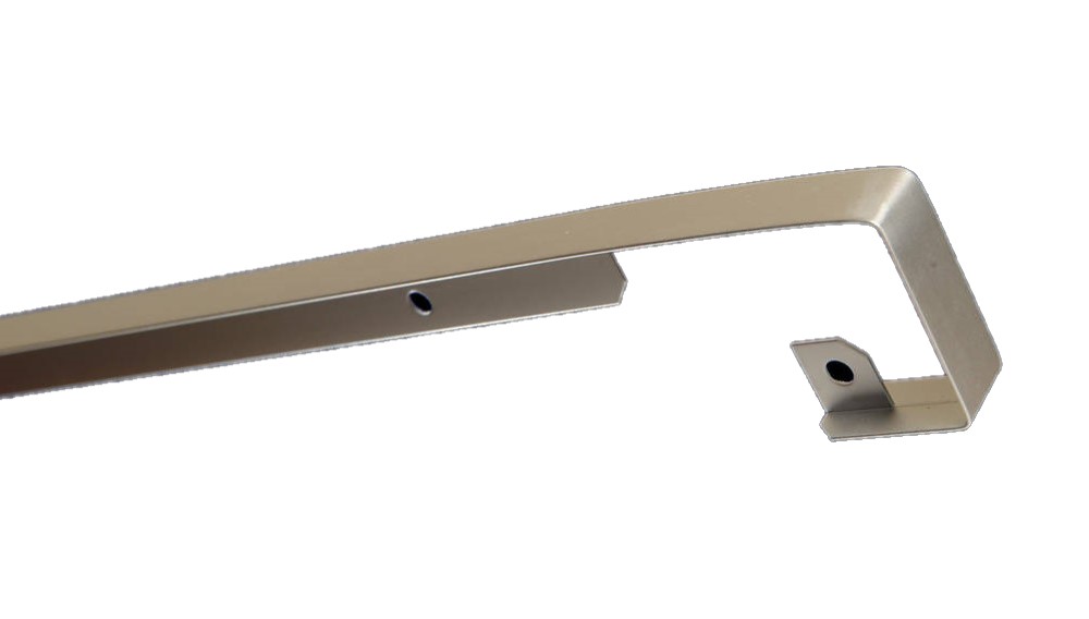 Nordlinger Pro Arbeitsplattenprofil Stumpfstoß Grau Alu 38 Mm