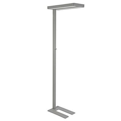 LED-Standleuchte Cressida, dimmbar, Höhe 1950 mm, silber