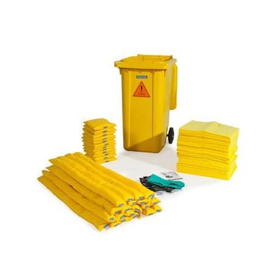 Notfall-Set, Bindemittel im Rollcontainer B 24, Ausführung Spezial