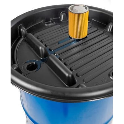 Fasstrichter mit Abtropffläche, für 200 Liter Spundloch-Fässer