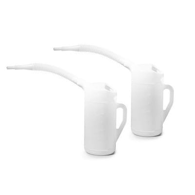 Messkanne aus PE mit flexiblem Auslauf, skaliert, 3,0 Liter Volumen, 2 Stück