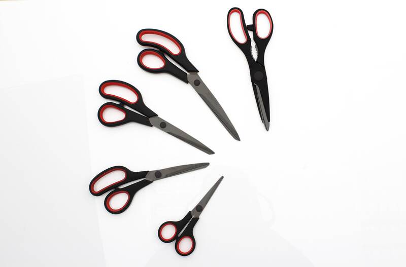 Scheren - Set, Titan-beschichtet, 5-teilig