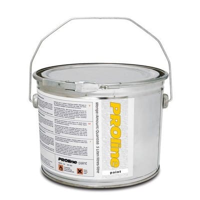 PROline-paint Antirutsch-Hallenmarkierfarbe, 5 l, m. Quarzsandgran., ca. 20 qm, steingrau