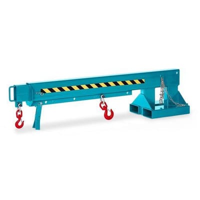 Kranarm, ausziehbar, Traglast 1000 - 5000 kg, türkis