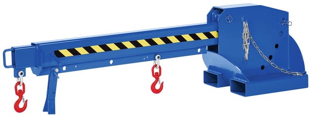 Kranarm, auszieh- und höhenverstellbar, Traglast 1000 - 5000 kg, blau