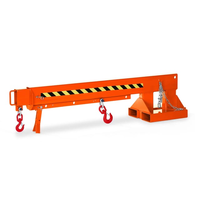 Kranarm, ausziehbar, Traglast 1000 - 5000 kg, orange