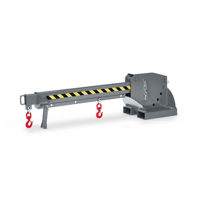 Kranarm, auszieh- und höhenverstellbar, Traglast 1000 - 5000 kg, grau