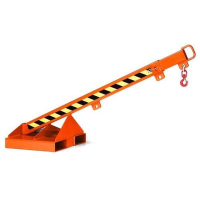Lastarm, Neigung 25°, teleskopierbar, Traglast 175 - 1000 kg, orange