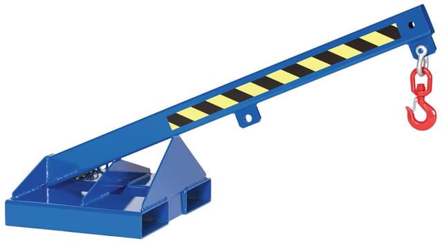 Lastarm, Neigung 25°, Traglast 350 - 1000 kg, blau