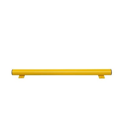 Unterfahrschutzbalken aus Stahl, verzinkt und kunststoffbeschichtet, B 1250 mm