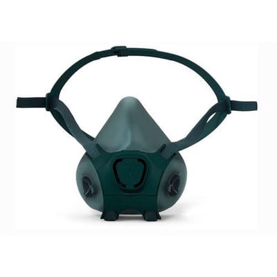 Moldex Halbmaske 7004, Gr. S, aus Silikon, EasyLock Bajonett-Anschluss, ohne Filter, EN 140