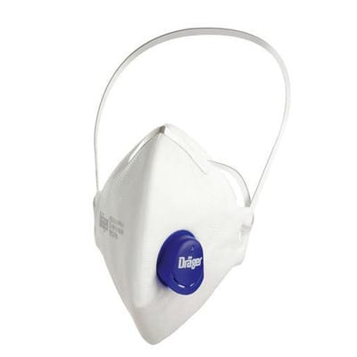 Dräger partikelfiltrierende Halbmaske X-plore 1730 V, mit Ventil, FFP3, NR, VE = 10 Stück