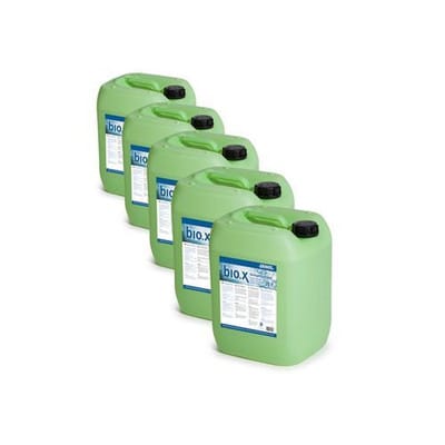 bio.x ready-to-use, Reiniger/Entfetter Set zur Erstbefüllung für bio.x Reinigungstisch, 5 x 20 Liter